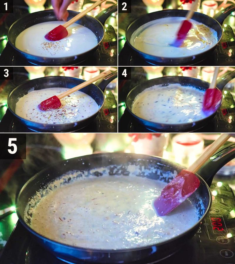 Image of the recipe cooking step-1-2 for Fruit Rabri