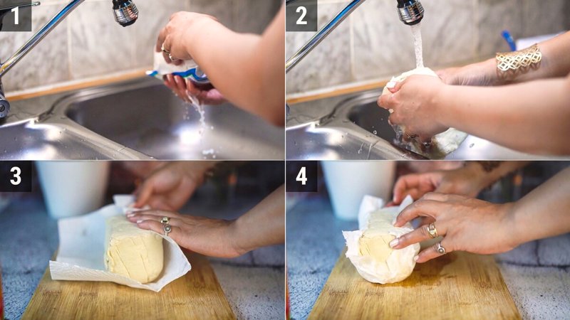 Image of the recipe cooking step-1-1 for Crispy Gochujang Tofu (Air Fryer)
