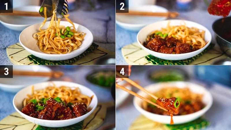 Image of the recipe cooking step-4-2 for Crispy Gochujang Tofu (Air Fryer)
