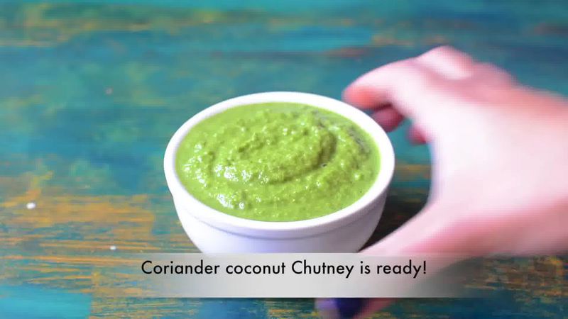 Image of the recipe cooking step-1-3 for Coriander Chutney – Hare Dhaniye Ki Chutney (3 Ways)