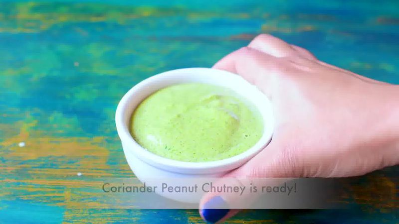 Image of the recipe cooking step-2-3 for Coriander Chutney – Hare Dhaniye Ki Chutney (3 Ways)