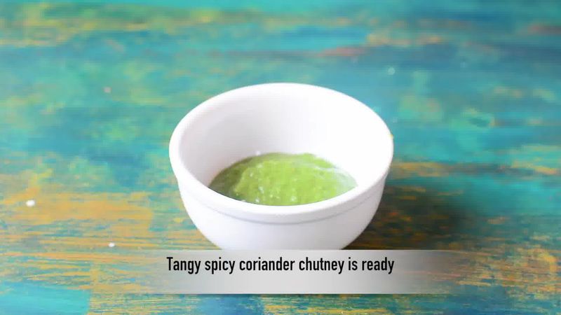 Image of the recipe cooking step-3-3 for Coriander Chutney – Hare Dhaniye Ki Chutney (3 Ways)