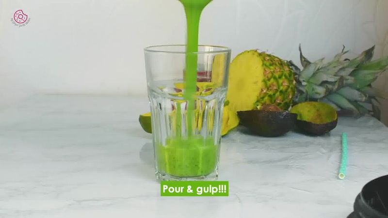 Image of the recipe cooking step-1-3 for Best Green Smoothie
