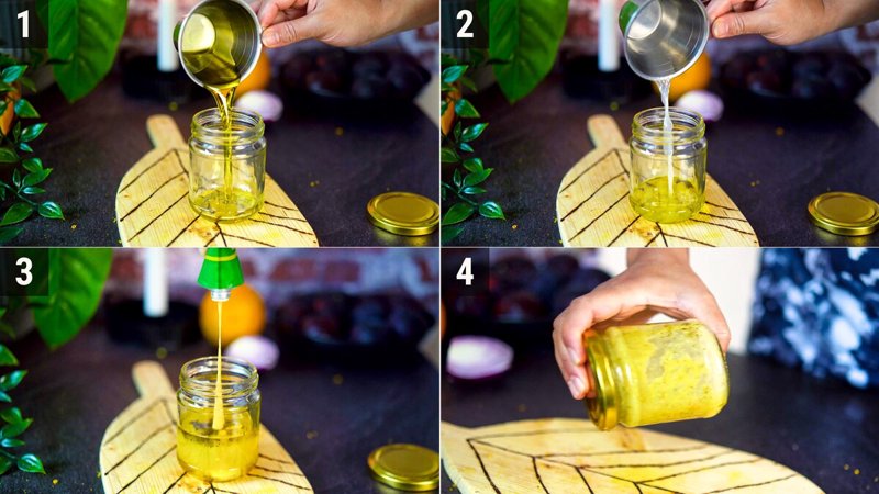 Image of the recipe cooking step-2-2 for Grilled Plum Salad