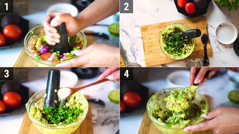 Image of the recipe cooking step-1-4 for Guacamole