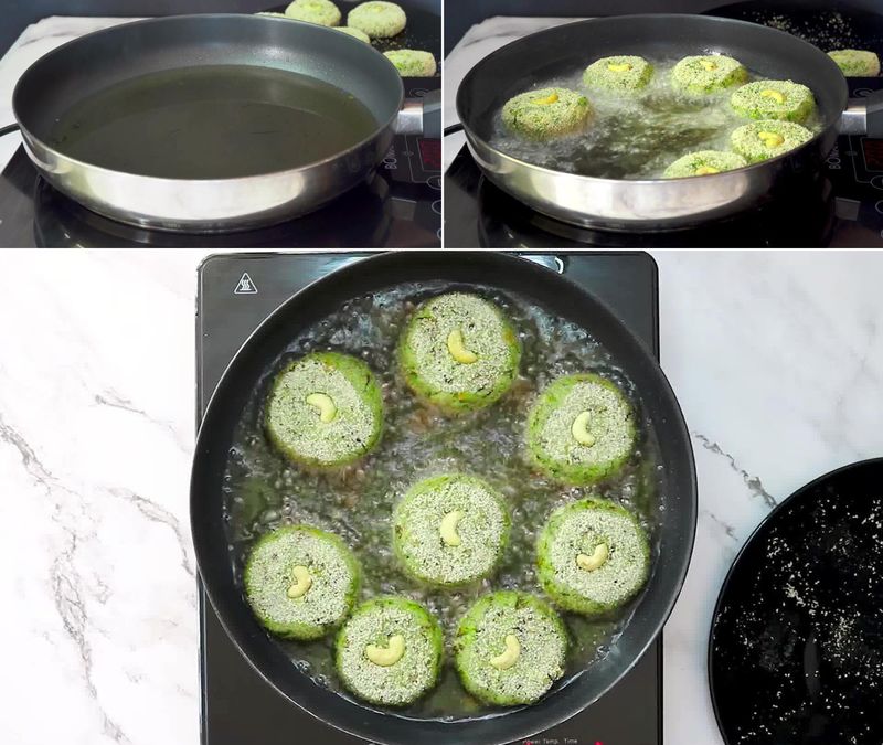 Image of the recipe cooking step-1-12 for Hara Bhara Kabab