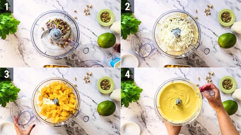 Image of the recipe cooking step-1-2 for High Protein Mango Ice Cream