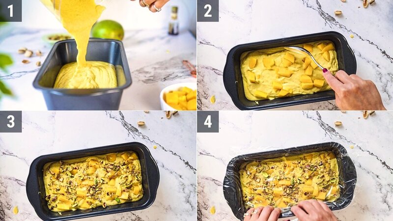 Image of the recipe cooking step-1-3 for High Protein Mango Ice Cream
