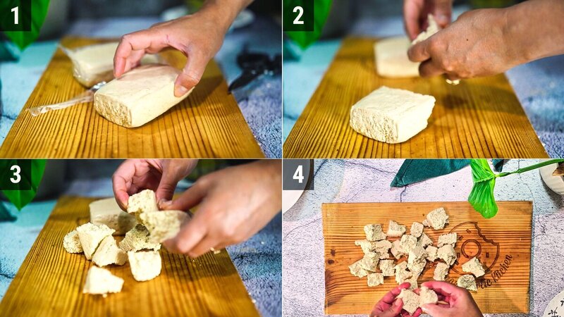 Image of the recipe cooking step-1-1 for Crispy Hoisin Tofu Stir Fry