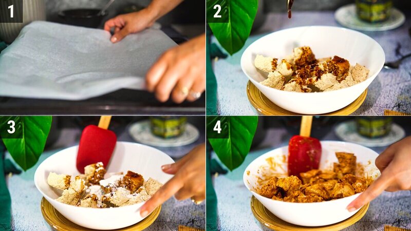 Image of the recipe cooking step-3-1 for Crispy Hoisin Tofu Stir Fry