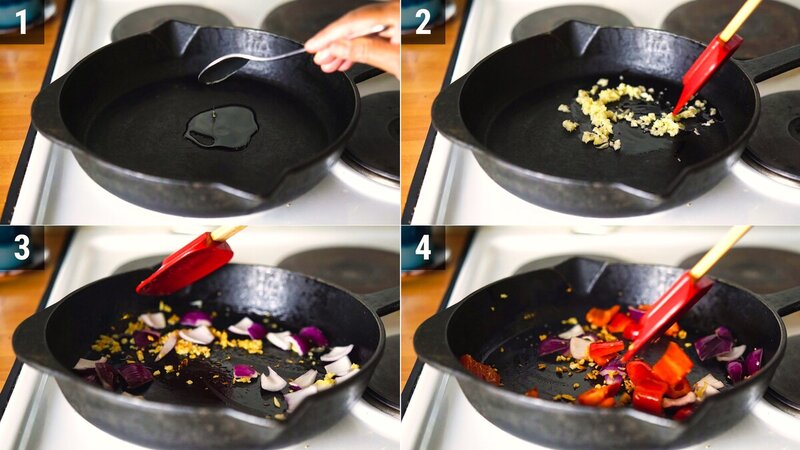 Image of the recipe cooking step-4-1 for Crispy Hoisin Tofu Stir Fry