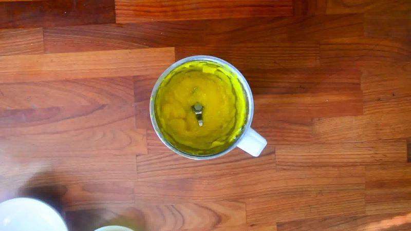 Image of the recipe cooking step-1-2 for Homemade Mango Ice Cream (No Ice Cream Maker)