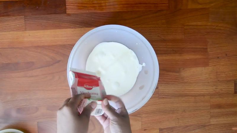 Image of the recipe cooking step-2-1 for Homemade Mango Ice Cream (No Ice Cream Maker)