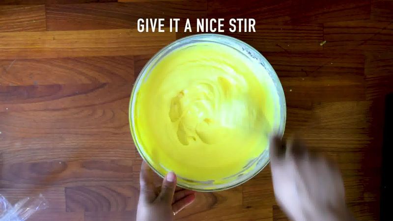 Image of the recipe cooking step-2-6 for Homemade Mango Ice Cream (No Ice Cream Maker)