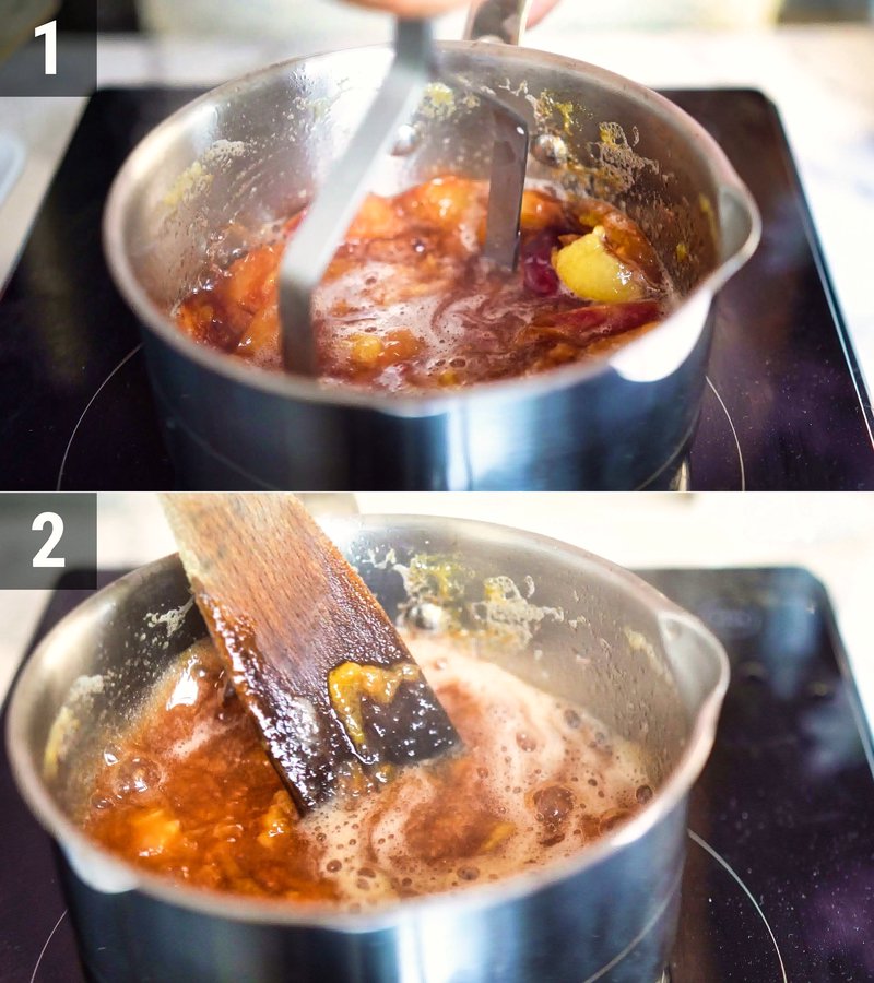 Image of the recipe cooking step-2-4 for Homemade Peach Iced Tea Recipe