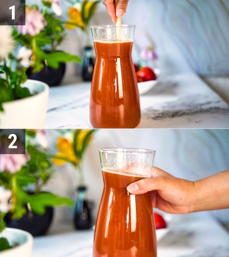 Image of the recipe cooking step-3-3 for Homemade Peach Iced Tea Recipe