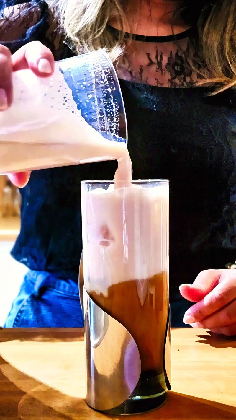 Image of the recipe cooking step-1-4 for Honey Cinnamon Iced Coffee