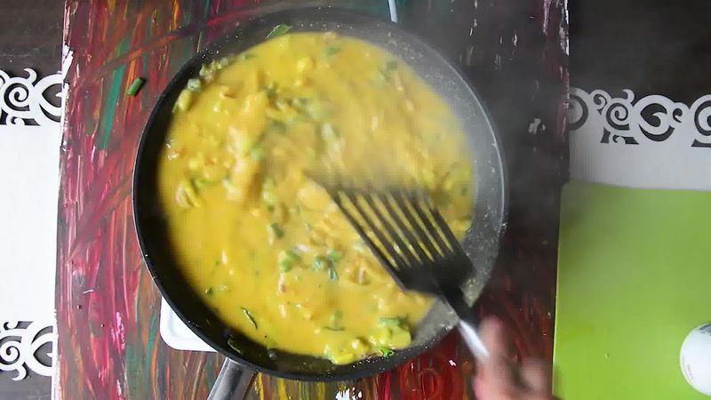 Image of the recipe cooking step-1-8 for How To Make Double Pyaaz Ka Besan - Besan Ki Sabji