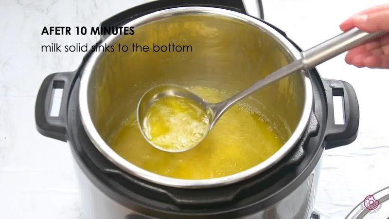 Image of the recipe cooking step-1-7 for How to Make Ghee from Butter (Pan + Instant Pot)