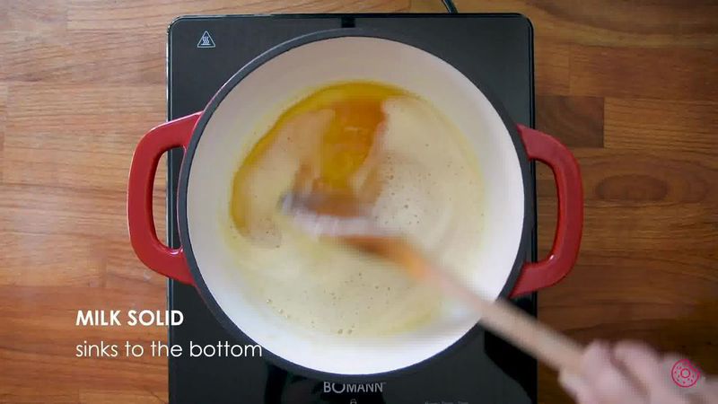 Image of the recipe cooking step-2-5 for How to Make Ghee from Butter (Pan + Instant Pot)