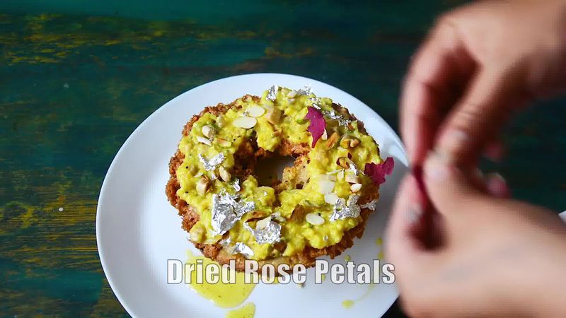 Image of the recipe cooking step-4-3 for Ghevar - How To Make Jaipuri Malai Ghevar