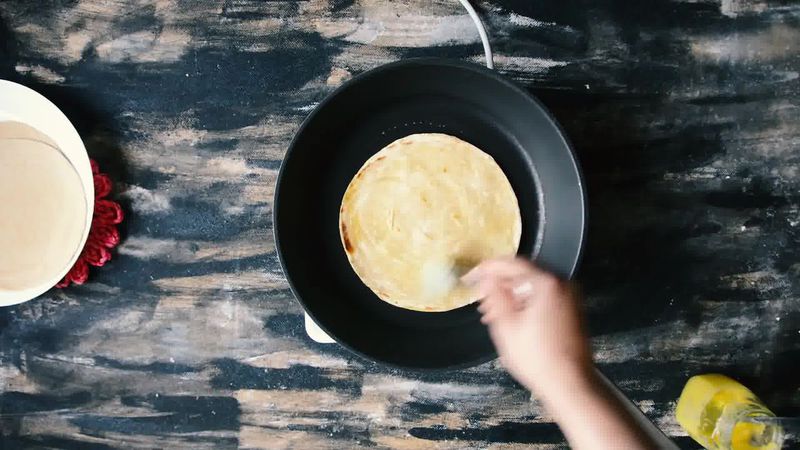 Image of the recipe cooking step-5-3 for Lachha Paratha Recipe - How to Make Multi-Layered Paratha