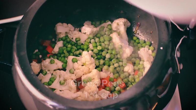 Image of the recipe cooking step-1-9 for How To Make Masala Khichdi (Vegetable Khichdi Recipe)