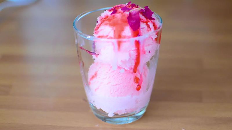 Image of the recipe cooking step-1-8 for Rose Ice Cream (3-Ingredient, No-Churn)