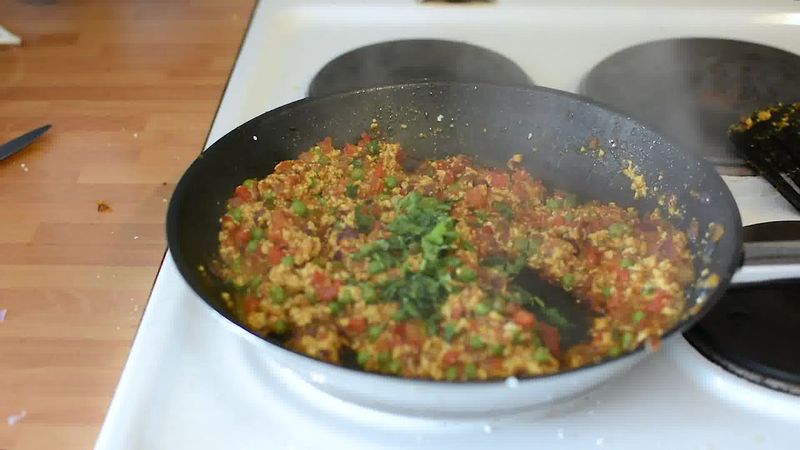 Image of the recipe cooking step-1-13 for Paneer Bhurji Dry - Scrambled Paneer (Video Recipe)