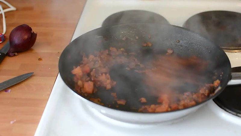 Image of the recipe cooking step-1-7 for Paneer Bhurji Dry - Scrambled Paneer (Video Recipe)