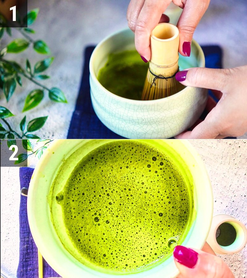 Image of the recipe cooking step-1-4 for Iced Matcha Latte Recipe: Golden Ratioe