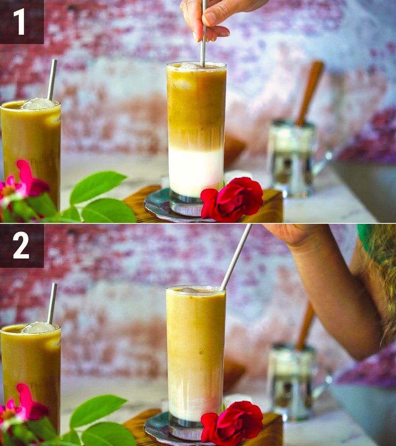 Image of the recipe cooking step-1-2 for Iced Spanish Latte