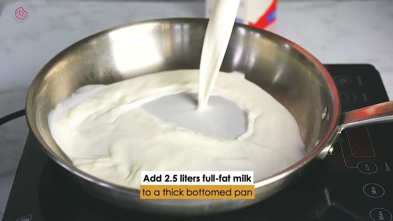 Image of the recipe cooking step-1-1 for Indian Milk Cake (Alwar Ka Mawa)