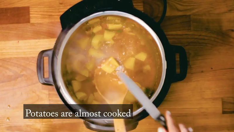 Image of the recipe cooking step-1-10 for Instant Pot Aloo Gobi