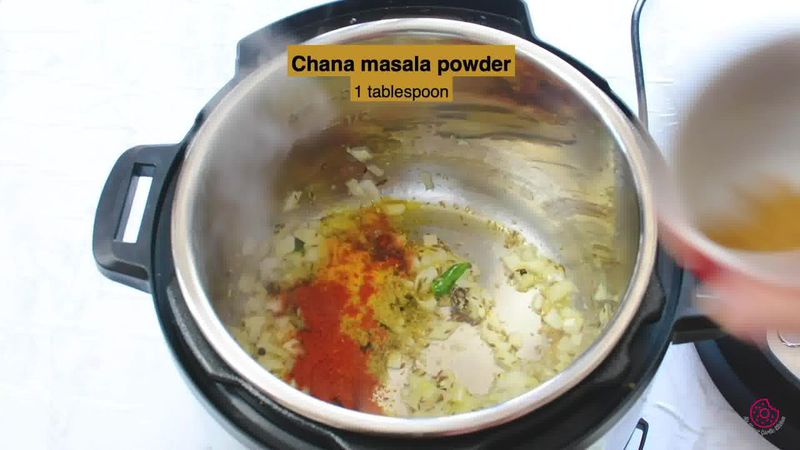 Image of the recipe cooking step-1-7 for Instant Pot Chana Masala - Pressure Cooker Chole Masala