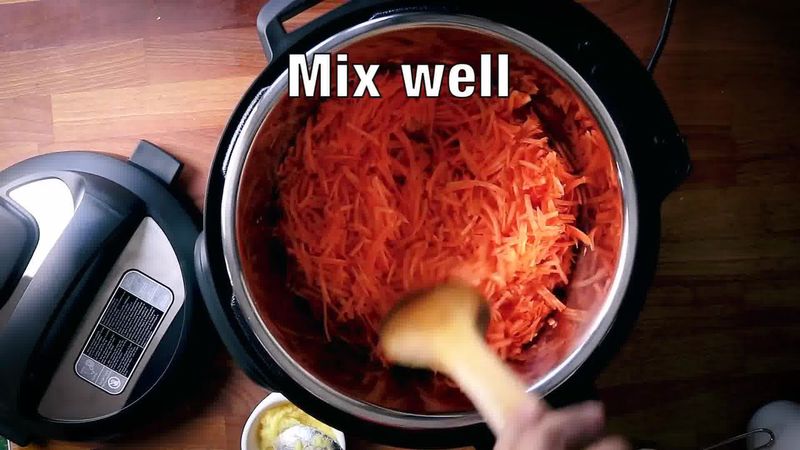 Image of the recipe cooking step-1-6 for Instant Pot Gajar Halwa - Carrot Halwa Recipe