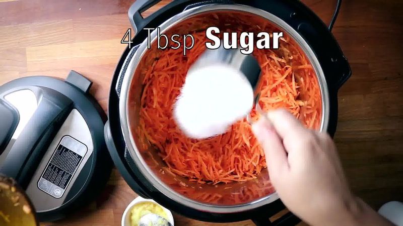 Image of the recipe cooking step-1-7 for Instant Pot Gajar Halwa - Carrot Halwa Recipe