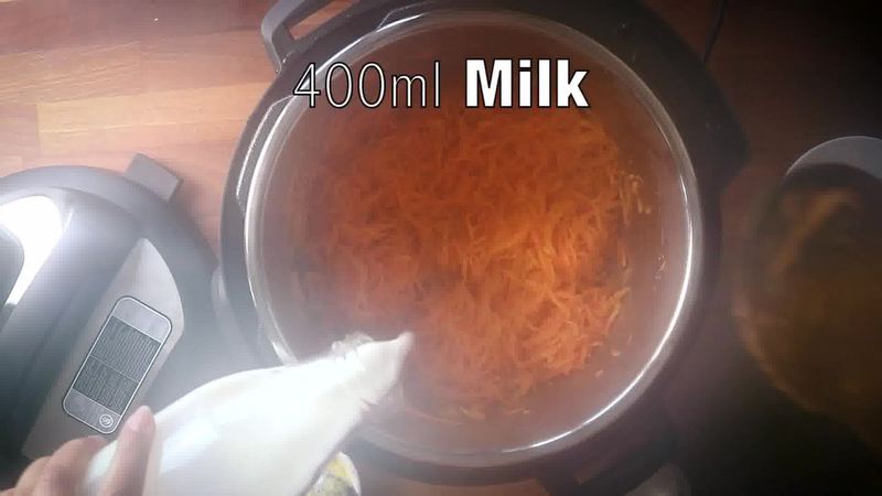 Image of the recipe cooking step-1-9 for Instant Pot Gajar Halwa - Carrot Halwa Recipe