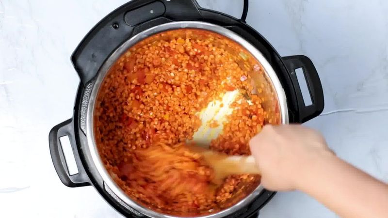 Image of the recipe cooking step-2-11 for Masoor Dal - Red Lentils (Instant Pot, Pressure Cooker, Pan)