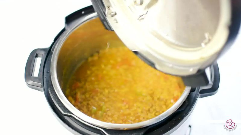 Image of the recipe cooking step-1-15 for Instant Pot Whole Green Moong Dal - Mung Bean Curry
