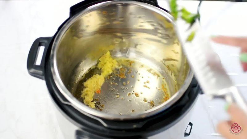 Image of the recipe cooking step-1-5 for Instant Pot Whole Green Moong Dal - Mung Bean Curry