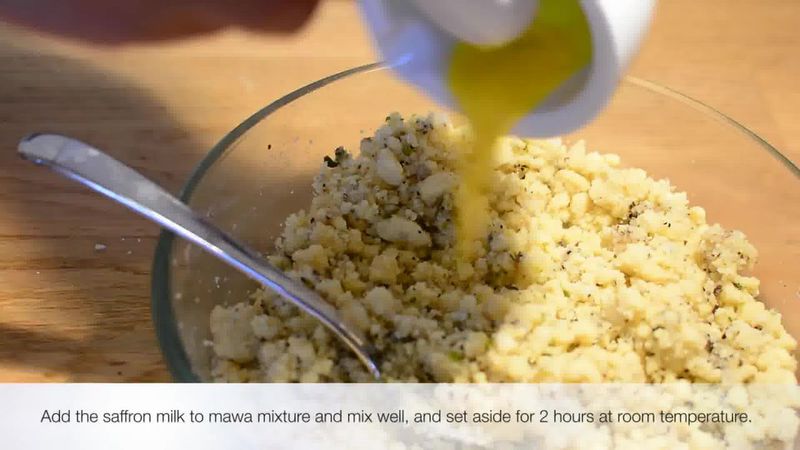 Image of the recipe cooking step-1-8 for Jaipuri Mishri Mawa Recipe 