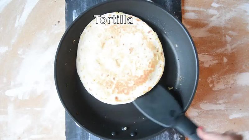 Image of the recipe cooking step-1-14 for Jeera Aloo Quesadilla