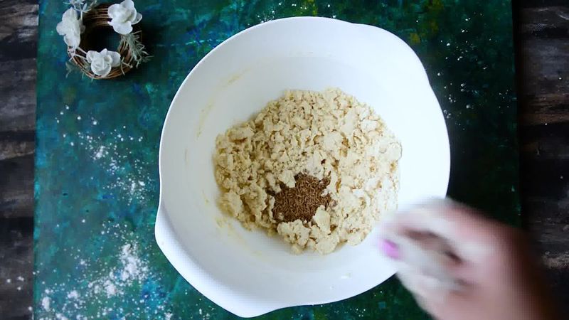 Image of the recipe cooking step-1-7 for Jeera Biscuits - Eggless Roasted Cumin Cookies Recipe