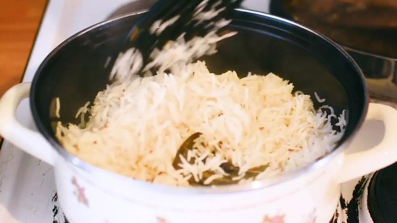 Image of the recipe cooking step-1-8 for Jeera Rice - Indian Cumin Rice (Pan, Cooker, Instant Pot)