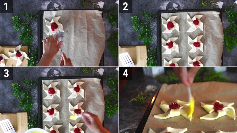 Image of the recipe cooking step-1-3 for Joulutorttu - Finnish Christmas Tarts