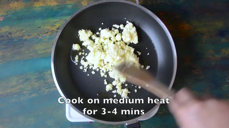 Image of the recipe cooking step-1-2 for Kesar Mawa Peda - Indian Milk Fudge - Instant Khoya Peda