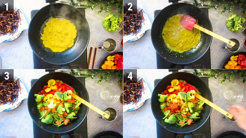 Image of the recipe cooking step-6-1 for Khow Suey
