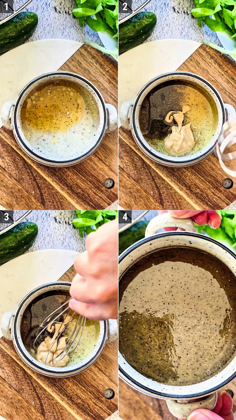 Image of the recipe cooking step-1-1 for Kiwi Chickpea Feta Salad