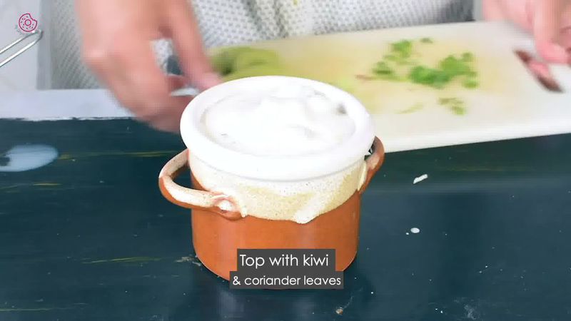 Image of the recipe cooking step-1-4 for Kiwi Raita